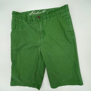 Eddie Bauer green Bermuda shorts size 16